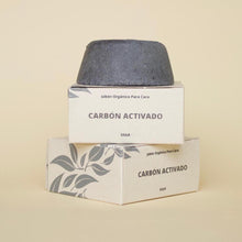 Cargar imagen en el visor de la galería, Jabón de rostro carbón activado
