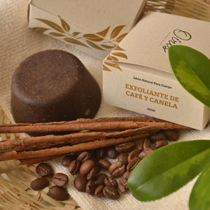 Jabón exfoliante: Café y Canela